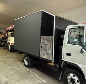 Finished unlit led truck