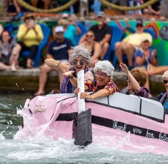 New Braunfels Toob Chute Cardboard Boat