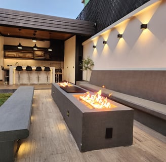 Terraza Chimenea