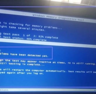 screenshot show diagnostics window