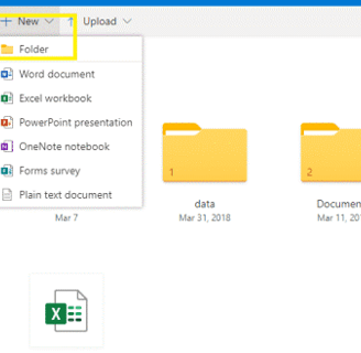 a folder folder containing a file folder and a folder folder