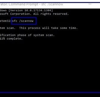 sfc scannow in command prompt