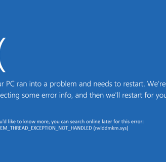 blue screen of system threashold