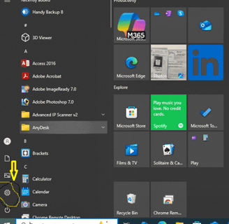a computer screen with a bunch of different types of apps