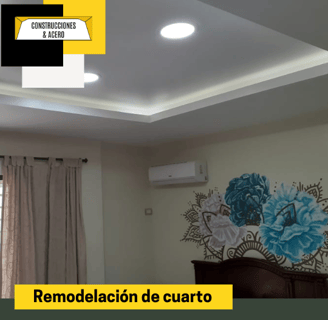 Remodelación de cuarto con estilo moderno