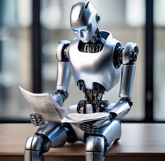 AI Answer Generator reads the newspaper