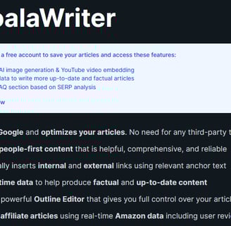 Key fetures of Koala Ai Writer
