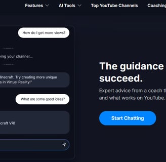 Vidiq AI chatbot for Youtube