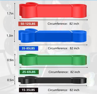 a set of three different colored plastic wristbands