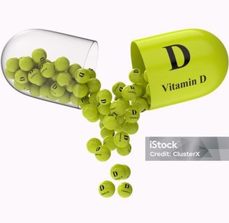 a bottle of vitamin d