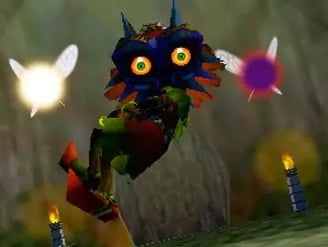 Skull Kid con la máscara de Majora se convirtió en uno de los villanos favoritos