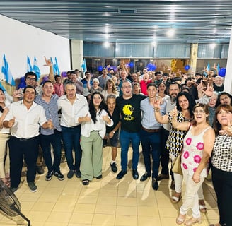 Acto de La Libertad Avanza en Concordia, enero 2025