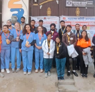 International Medical Camp organized by International Medical Relief.