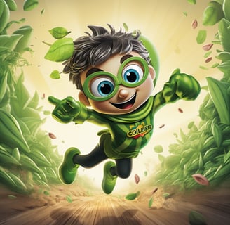 A veggie lover boy with super power