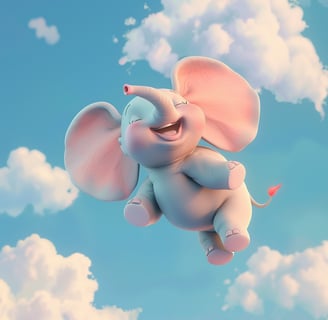 The flying elephant
