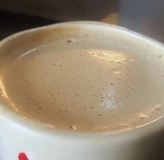 Mug of freshly brewed Tim Hortons coffee with rich aroma