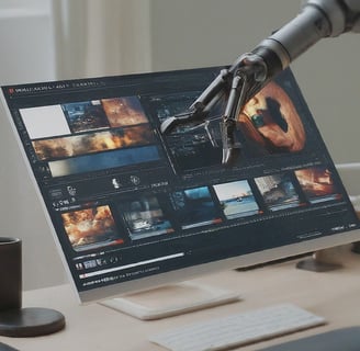 Video editing with AI