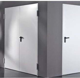 a white cabinet with a cross on the door