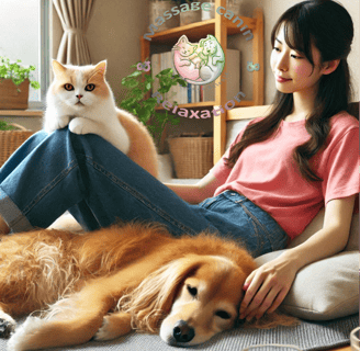 Relaxation avec son animal