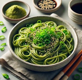Matcha Soba Noodles Recipe