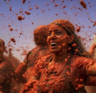 La Tomatina festival, Spain