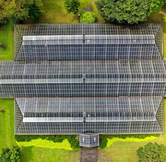 a solar powered solar panel system in a park