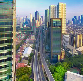 View of Jakarta, Indonesia