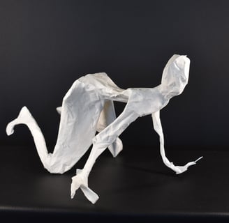 sculpture papier Sète France