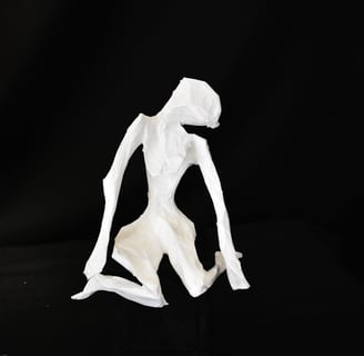 sculpture papier Sète France
