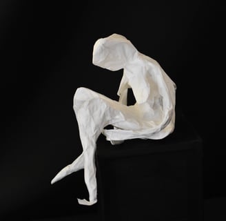 sculpture papier Sète France