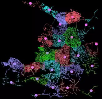 Network of Agent Based Model