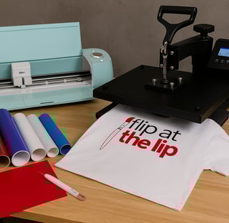 a printer machine with a t - shirt and a printer