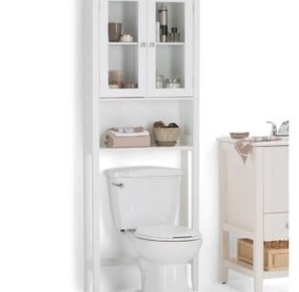 Regal Touch Home offers this slim over-the-toilet storage unit, perfect for maximizing space in small bathrooms.