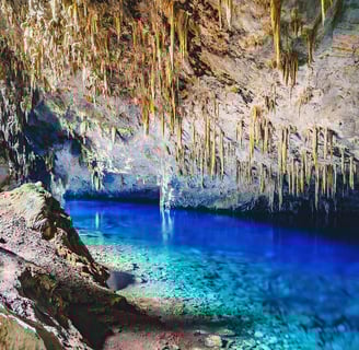 gruta do lago azul em Bonito Mato Grosso do Sul