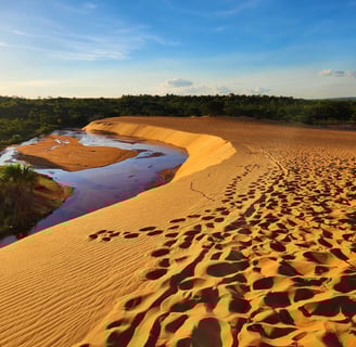 dunas dourada em Jalapão