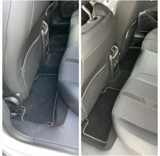 Intérieur voiture propre