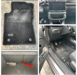 Avant intervention Aurum prestige lavage intérieur auto