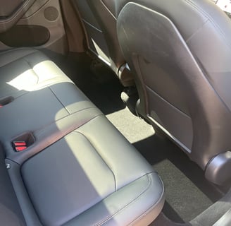 intérieur propre véhicule