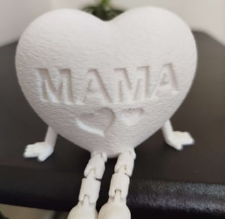 Articulated legs Mama heart