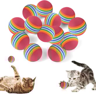 Balles Rainbow pour chaton