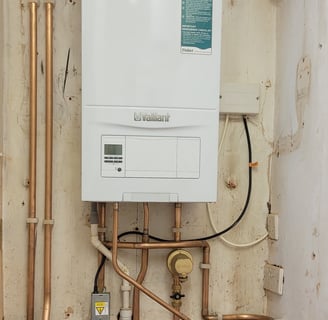 New pressurised combi boiler install in Skegness home