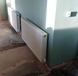 Full central heating install with radiators and smart controls – Chapel St Leonards