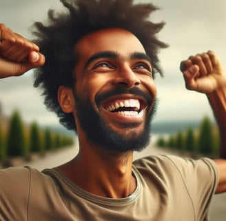 صورة تجسد الفرح والبهجة