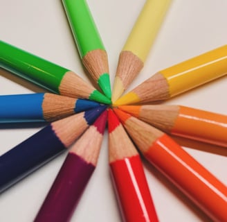 Coloured pencils