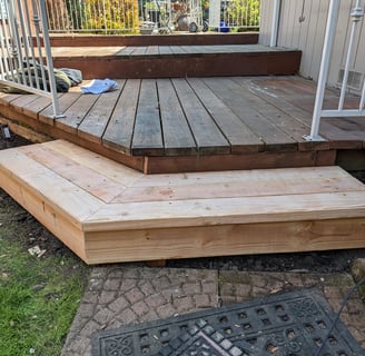 DECK PAINTING BEFORE MEDFORD OREGON