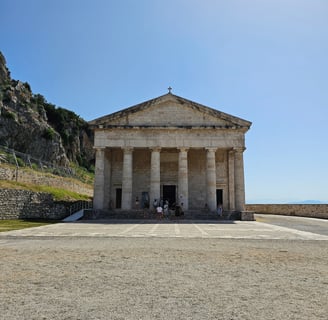 Church of St George  in Corfu Greece