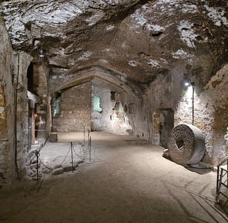 Etruscan Caves in Orvieto Italy