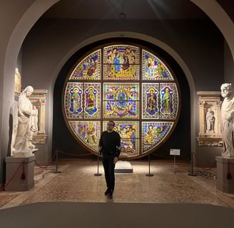 inside Museo del Duomo de Siena Italy