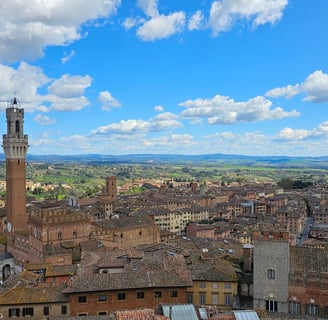 the City of Siena Italy in tuscany