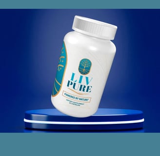 Bottles of the innovative Liv Pure product